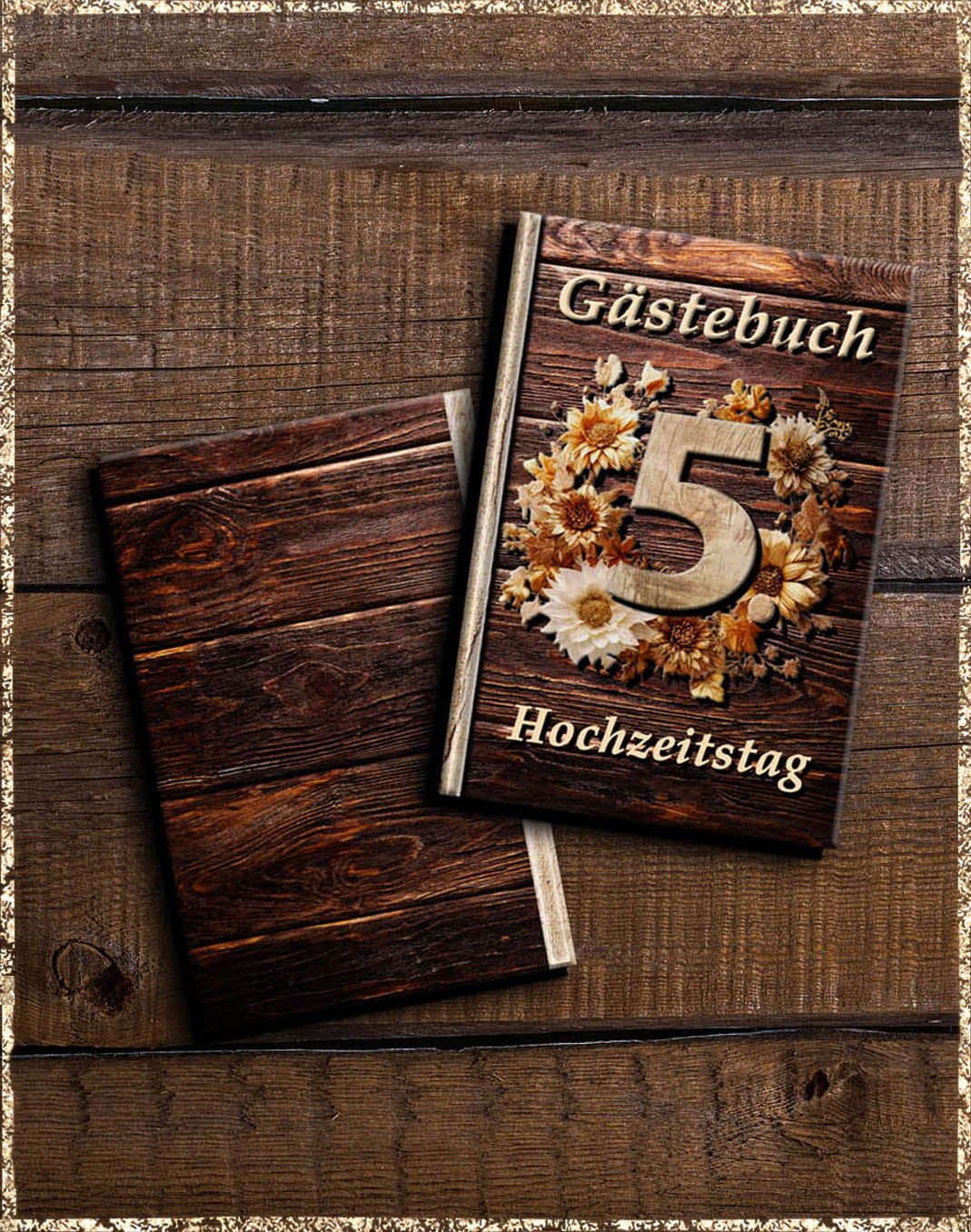 5 Jahre - Holzhochzeit - Gästebuch
